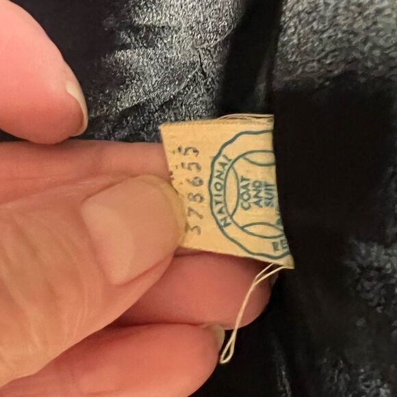 Vintage 70’s- 80’s Solimar Paris NY Black Fox Fur Trimmed Wool Crop Coat Sz M - Picture 5 of 10